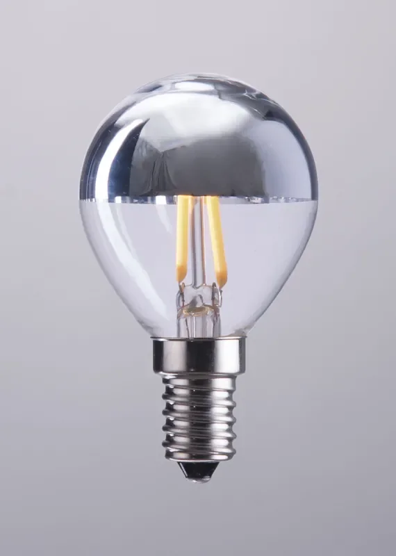 E12 G45 2w Led 80 X 45 Mm Half Chrome