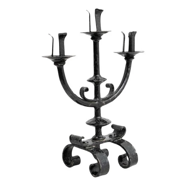 Early 20th Century Metal Candleholder