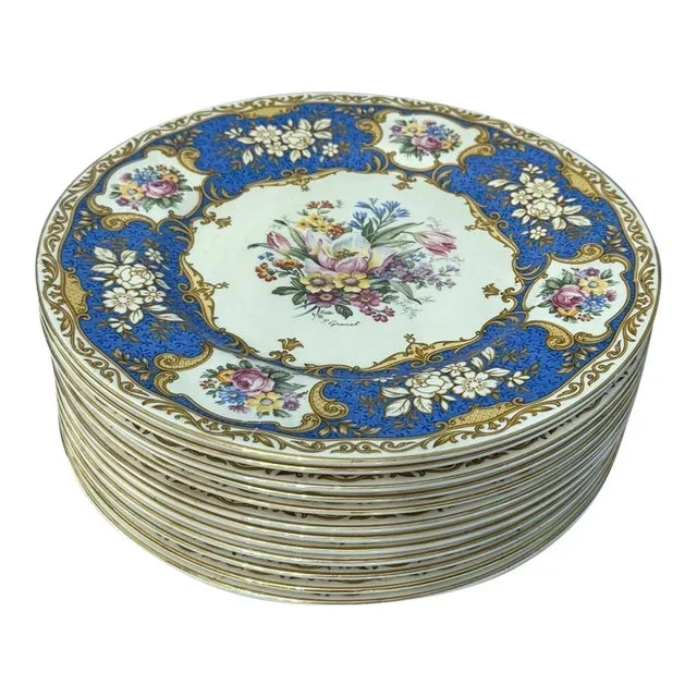 Early 20th Century Myott Dinner Plates – Set of 12