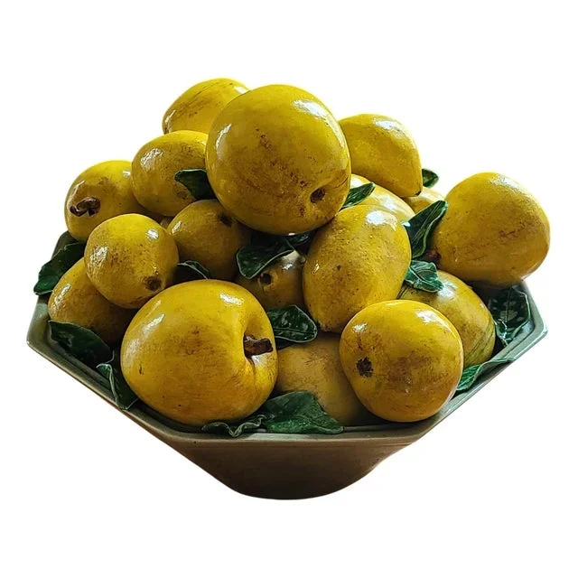 Earthenware Fruit Cup by Christine Viennet, 1985