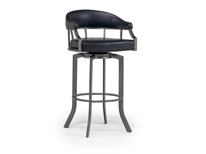 Edy Barstool in Mineral & Black, Swivel