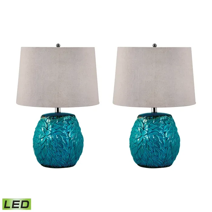ELK Home Terra Cotta 2-Light Table Lamp – 275/S2-LED
