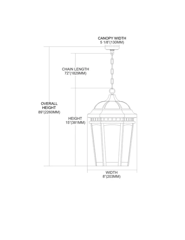 ELK Lighting 1-Light Hanging – 47032/1