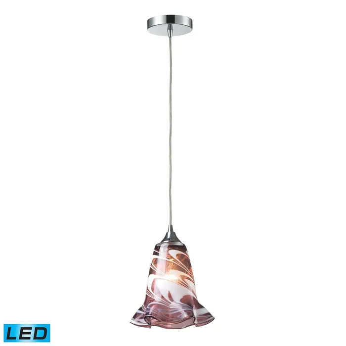 ELK Lighting 1-Light Mini Pendant – 31342/1VPUR-LED