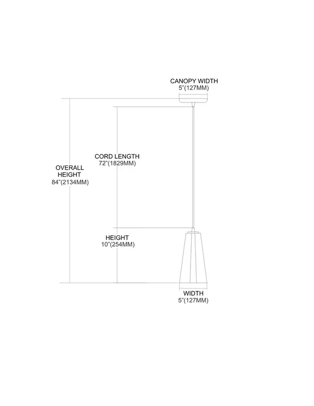 ELK Lighting 1-Light Mini Pendant – 60048-1