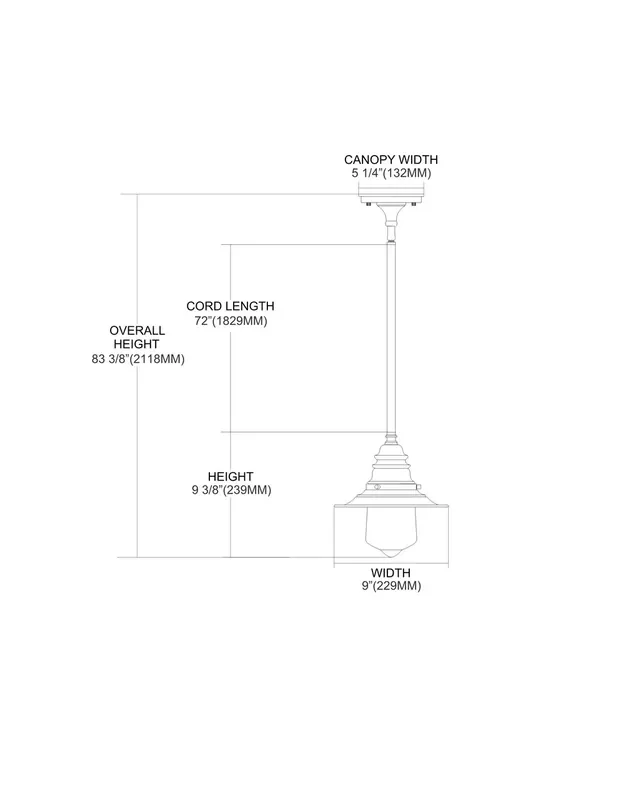 ELK Lighting 1-Light Mini Pendant – 66807-1