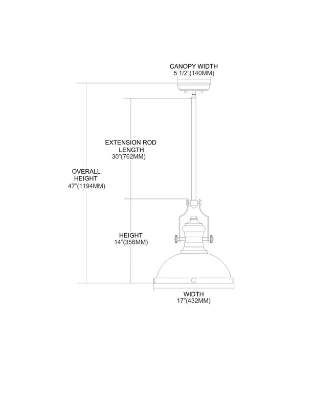 ELK Lighting 1-Light Pendant – 66644-1