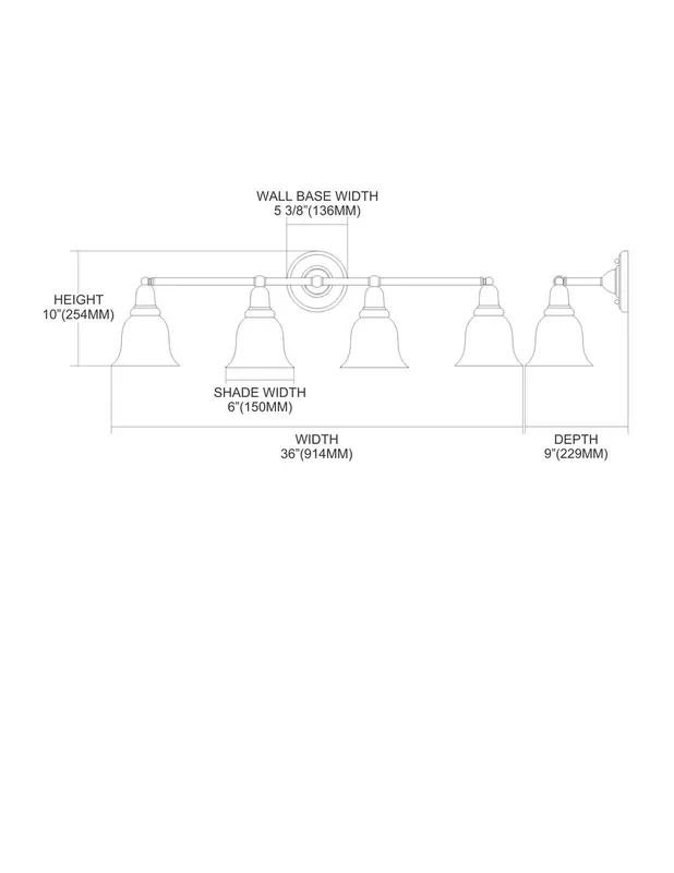 ELK Lighting 4-Light Vanity Light – 84003/4