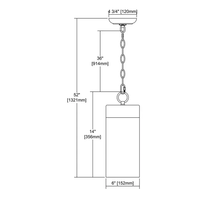 ELK Lighting Ambler 1-Light Hanging – 45027/1
