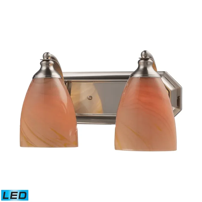 ELK Lighting Bath And Spa 2-Light Vanity Light – 570-2N-SY-LED