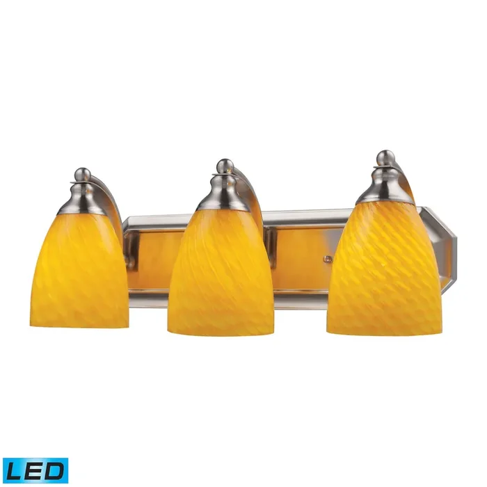 ELK Lighting Bath And Spa 3-Light Vanity Light – 570-3N-CN-LED