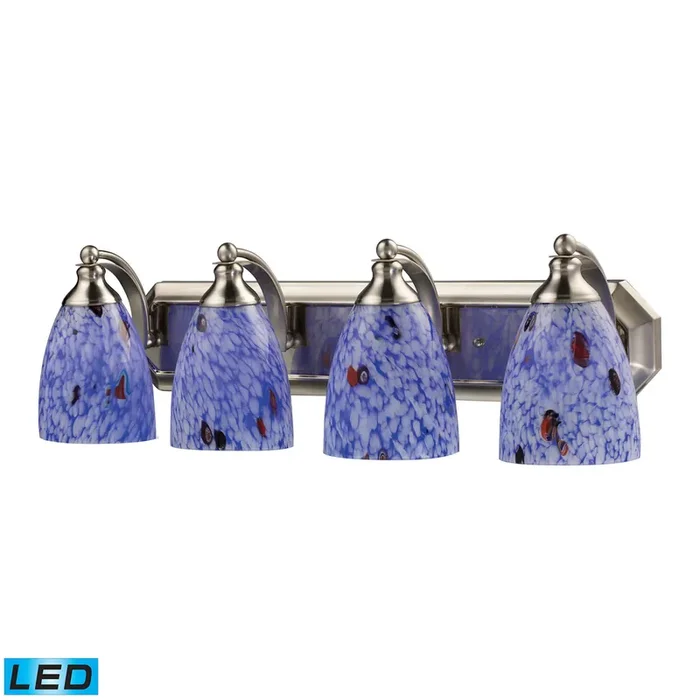 ELK Lighting Bath And Spa 4-Light Vanity Light – 570-4N-BL-LED