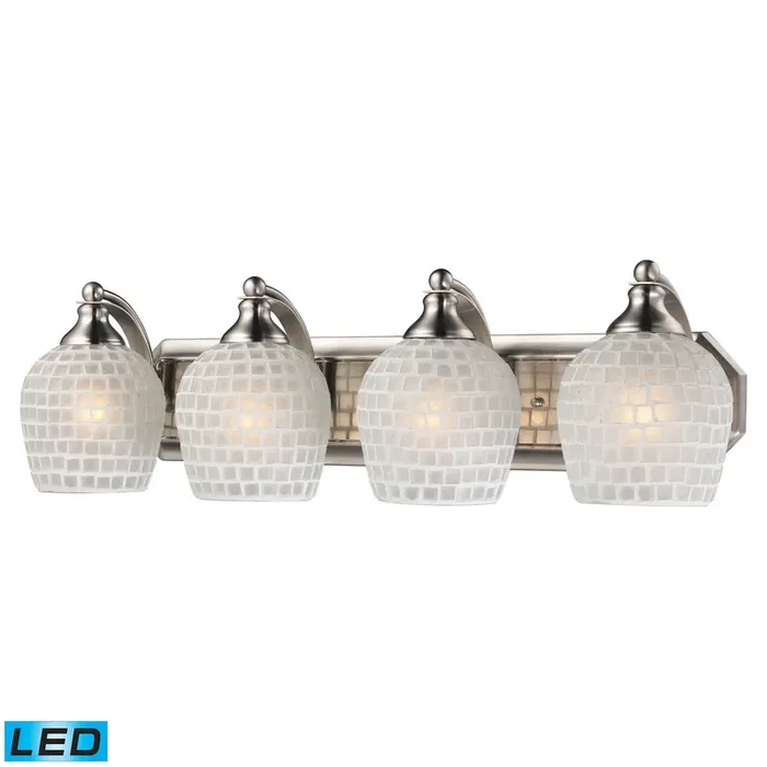 ELK Lighting Bath And Spa 4-Light Vanity Light – 570-4N-WHT-LED