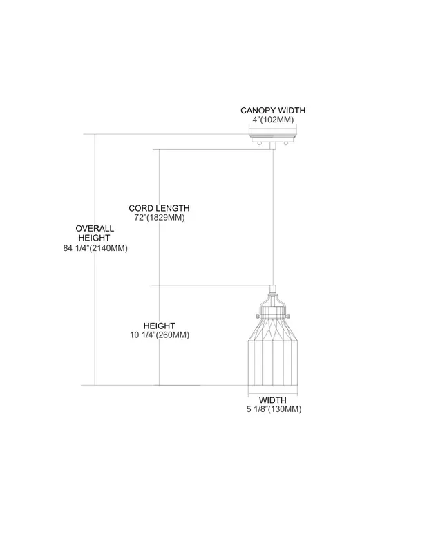 ELK Lighting Danica 1-Light Mini Pendant – 46019/1