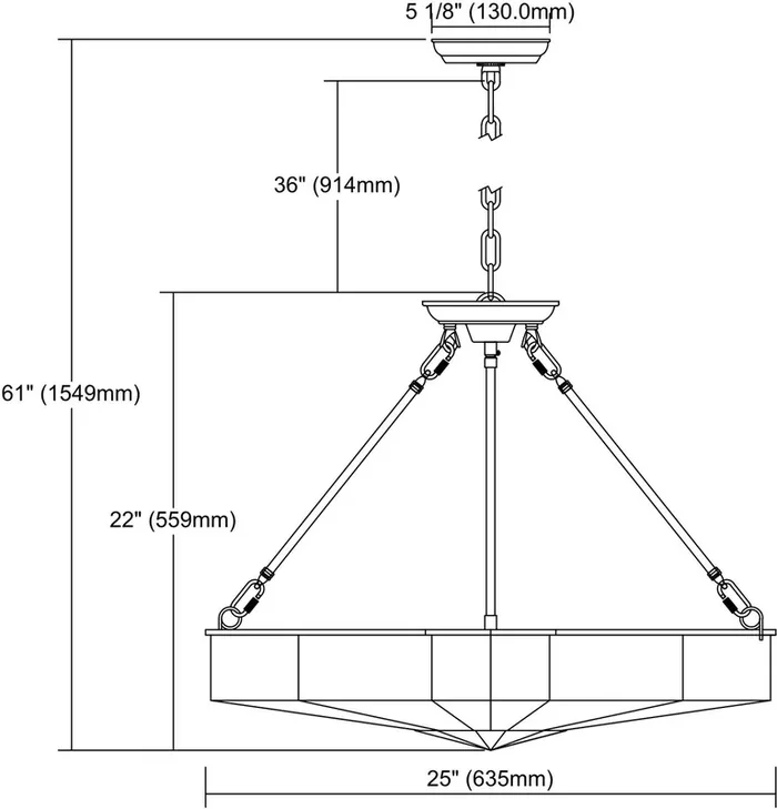 ELK Lighting Decostar 4-Light Chandelier – 22014/4