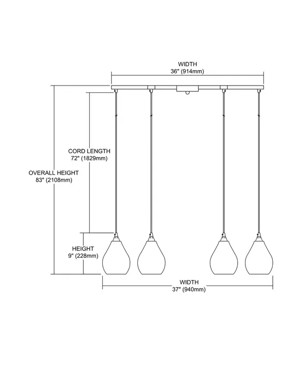 ELK Lighting Dunes 6-Light Pendant – 31616/6