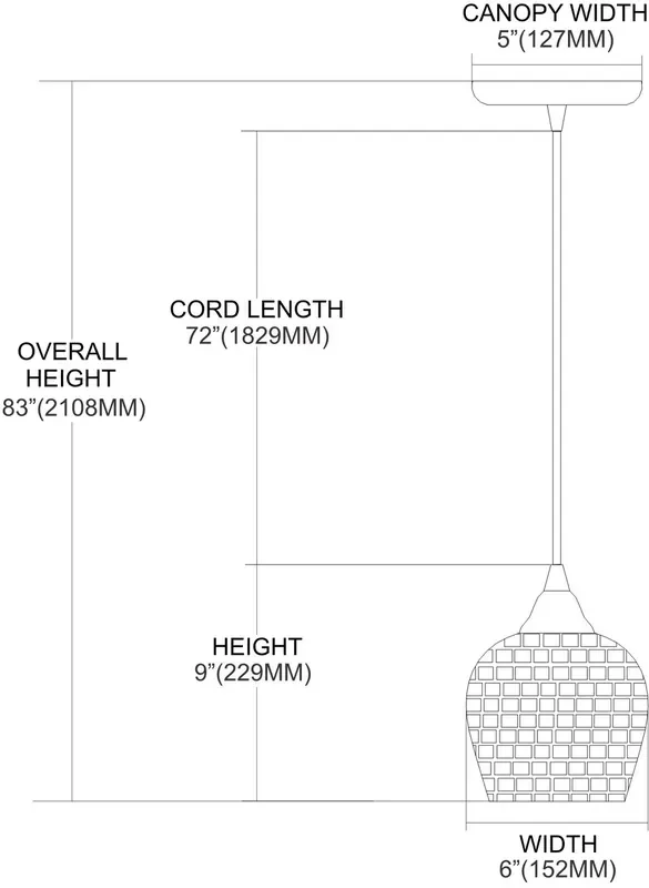 ELK Lighting Fusion 1-Light Mini Pendant – 528-1WHT