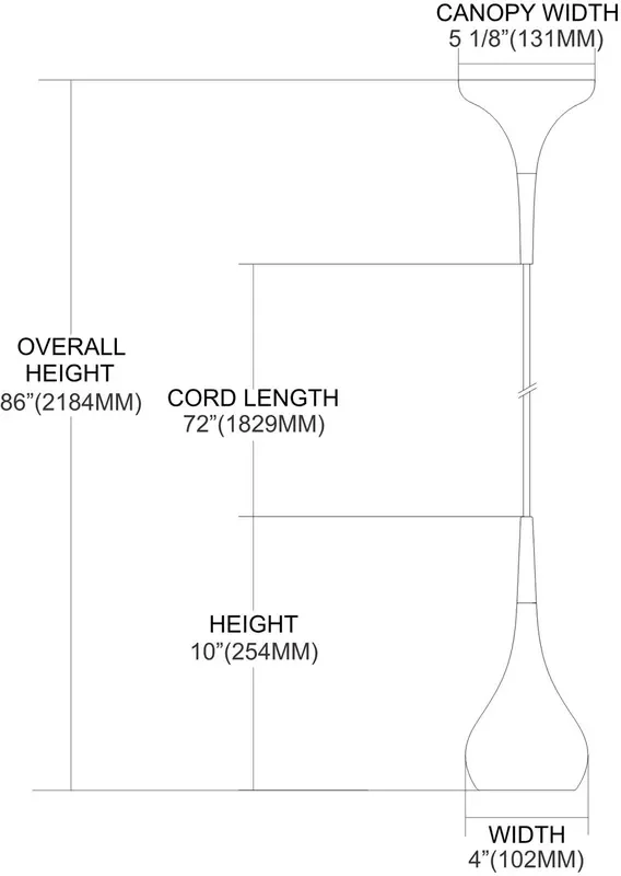 ELK Lighting Lindsey 1-Light Mini Pendant – 31340/1SN