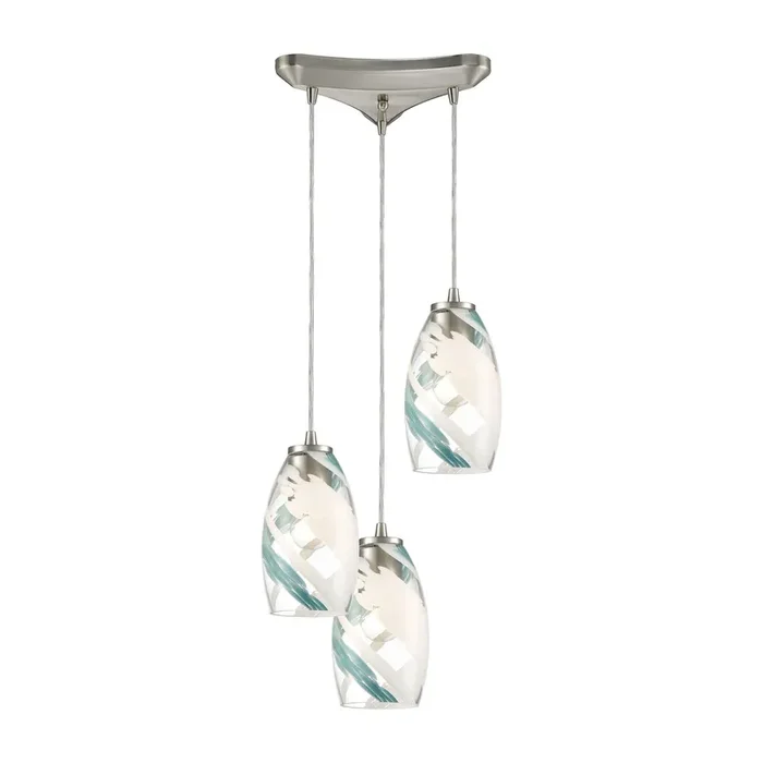 ELK Lighting Turbulence 3-Light Pendant – 85211/3