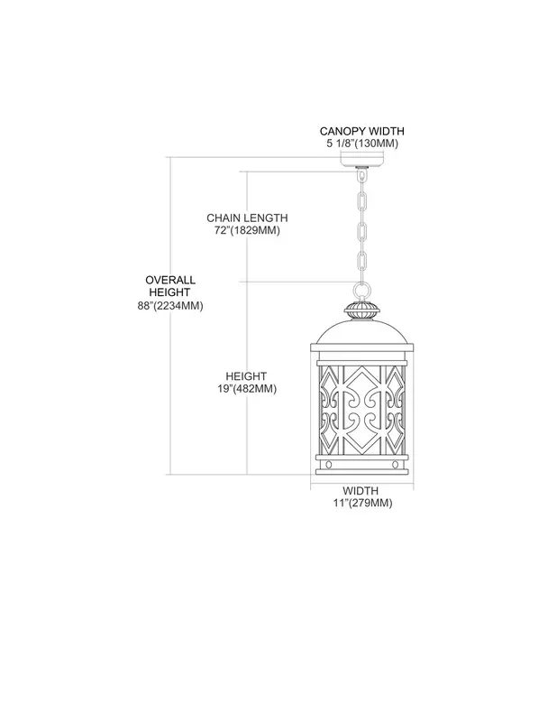 ELK Lighting Tuscany Coast 3-Light Hanging – 42063/3
