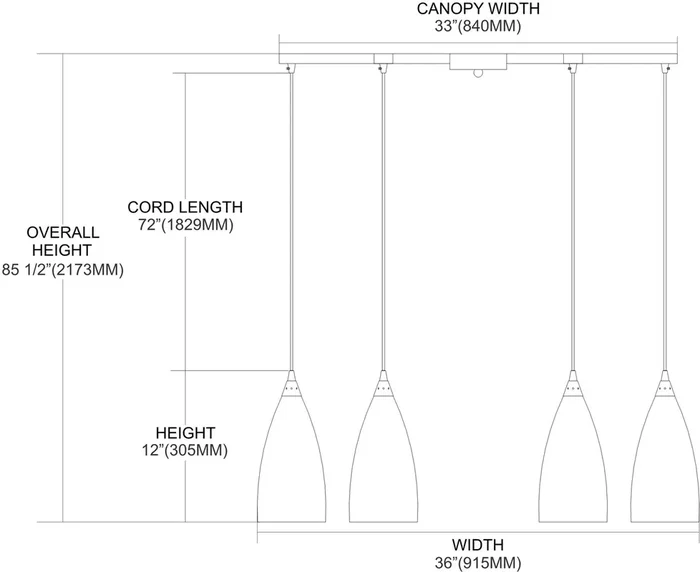 ELK Lighting Vesta 6-Light Pendant – 2583/6