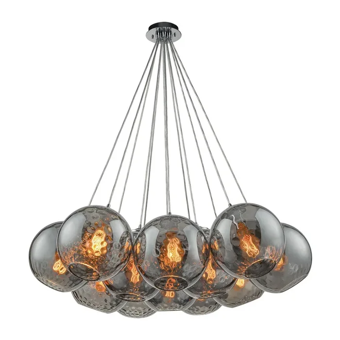 ELK Lighting Watersphere 12-Light Pendant – 31380/12SR
