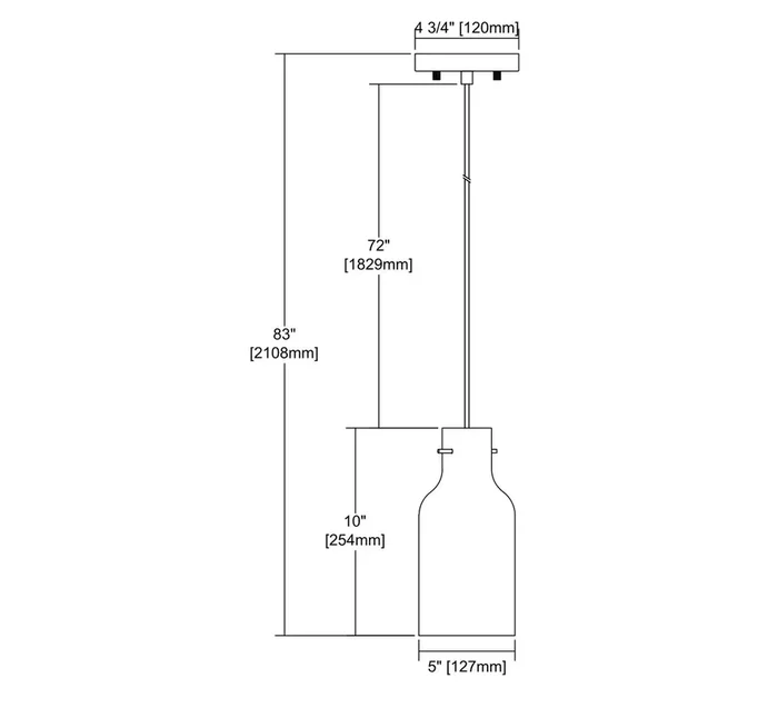ELK Lighting Weatherly 1-Light Mini Pendant – 45345/1