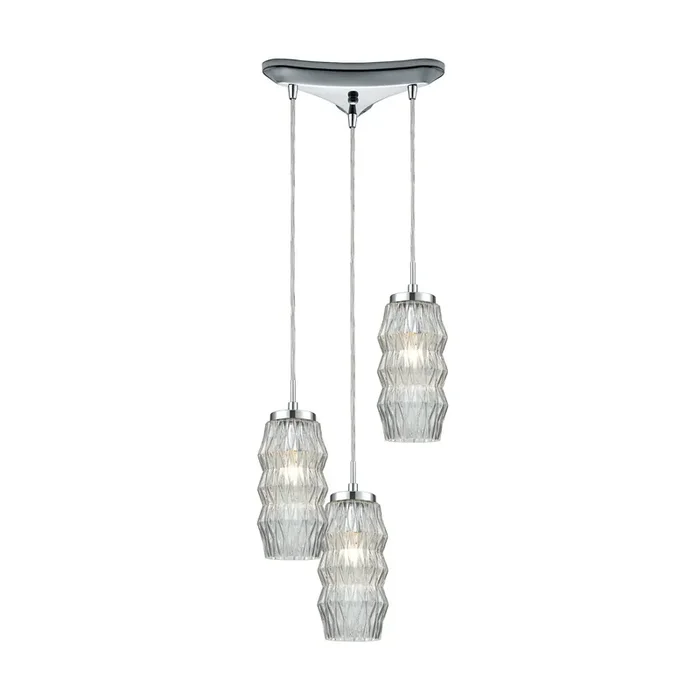 ELK Lighting Zigzag 3-Light Mini Pendant – 56650/3