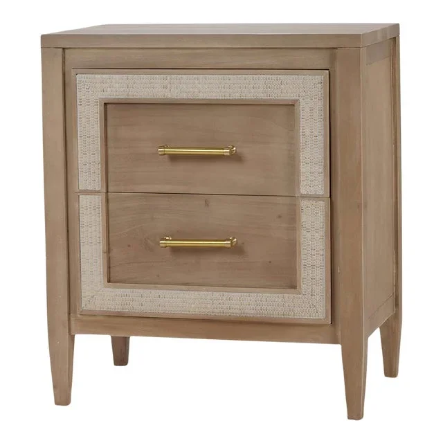 English Coastal Modern Nightstand