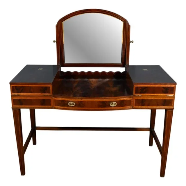English Dressing Table in Mahogany