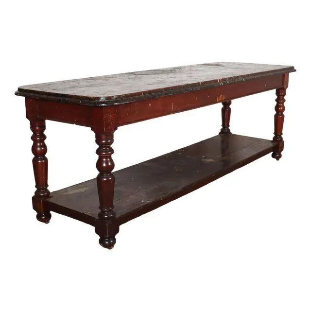 English Mahogany Drapers Table