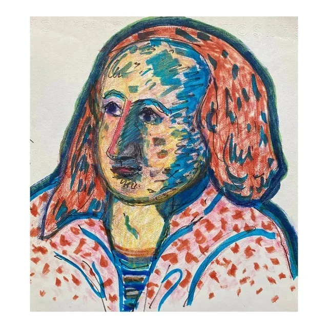 Erika Romane Colorful Modern Portrait