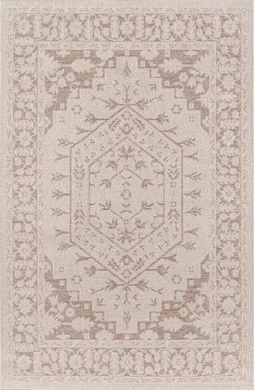 Erin Gates Downeast DOW-5 Beige Machine Made Area Rugs