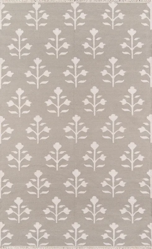 Erin Gates Thompson THO-6 Grey Hand Woven Area Rugs