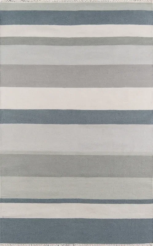 Erin Gates Thompson THO-7 Grey Hand Woven Area Rugs