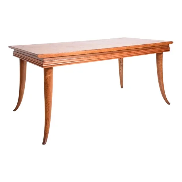 Etruscan Style Horns Feet Console or Dining Table, 1960s