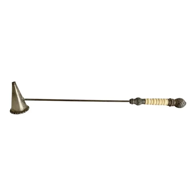 Extra Long Silver Candle Snuffer