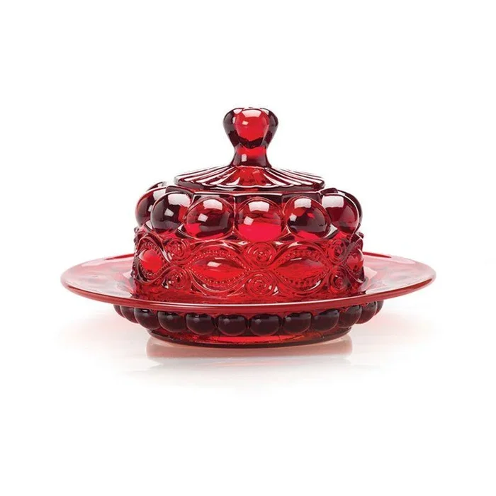 Eye Winkler Red Butter Dish