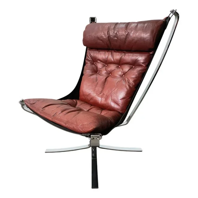 Falcon Model Lounge Chair attributed to Sigurd Ressell for Vatne Møbler, 1970s