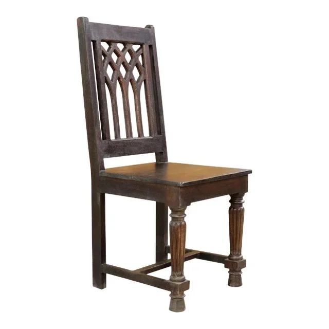 Far Pavilions Cathedral Mango Wood Side Chair