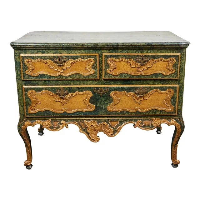 Faux Marbled, Venetian Commode