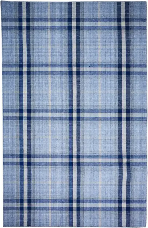 Feizy 0565FBLU Crosby Hand Woven Blue Area Rugs