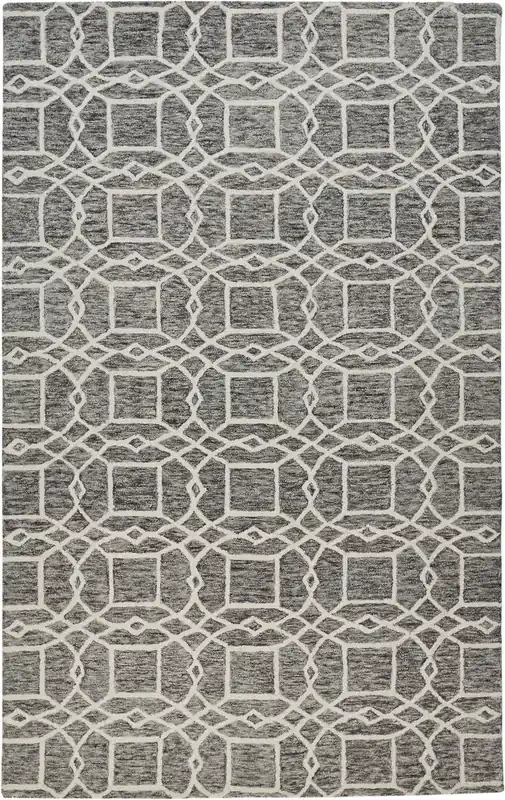 Feizy I8074CHL Rhett Hand Tufted Gray / Ivory Area Rugs