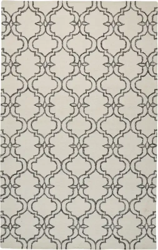Feizy I8079CHL Rhett Hand Tufted Gray / Ivory Area Rugs