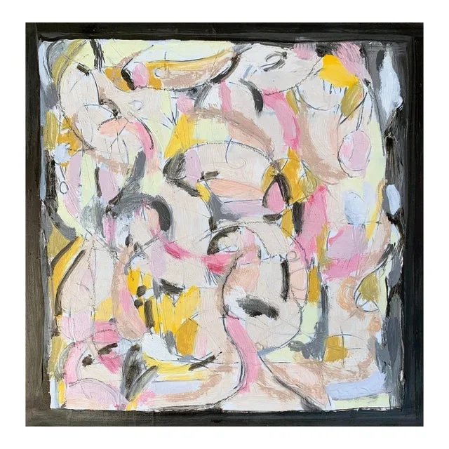 Figurative Landscape I – 10×10″ Oil on Wood Panel, Figurative