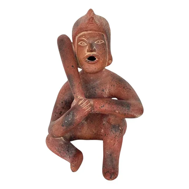 Figurative Statue, 1800s, Terracotta