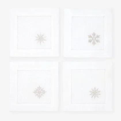 Fiocco Cocktail Napkins by Sferra