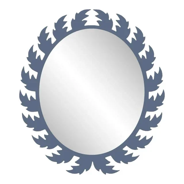 Fleur Home Audubon Oval Mirror in Distance, 42×48