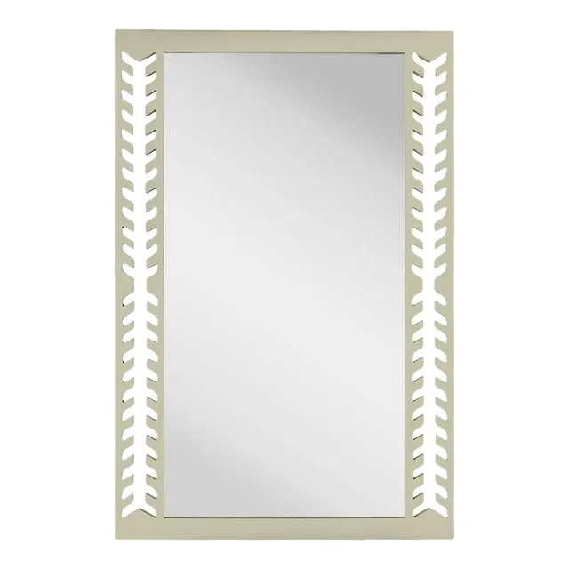 Fleur Home Audubon Spruce Rectangle Mirror in Cooking Apple Green, 30×40