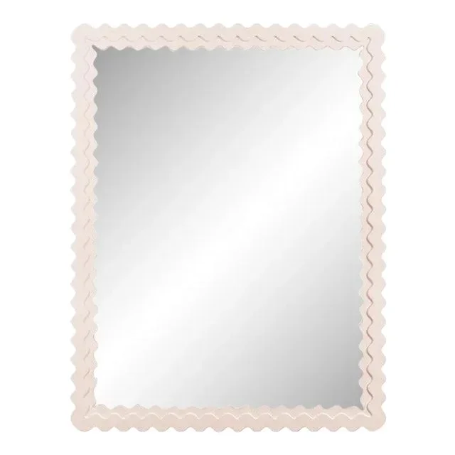 Fleur Home Carnival Chaos Rectangle Mirror in Pink Ground, 30×40